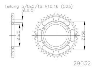 Preview: Kettenrad, 45 Zähne
