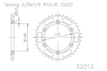 Preview: Kettenrad, 48 Zähne