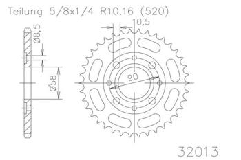 Preview: Kettenrad, 31 Zähne