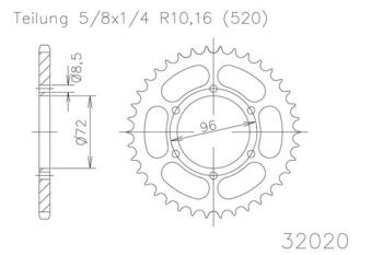 Preview: Kettenrad, 42 Zähne