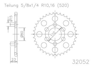 Preview: Kettenrad, 36 Zähne