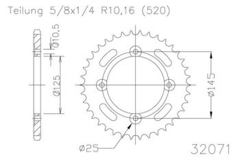 Preview: Kettenrad, 43 Zähne