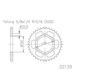 Preview: Kettenrad, 38 Zähne
