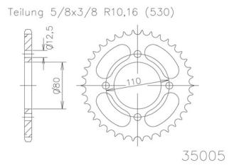 Preview: Kettenrad, 48 Zähne