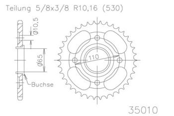 Preview: Kettenrad, 36 Zähne