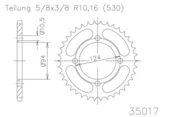 Preview: Kettenrad, 35 Zähne