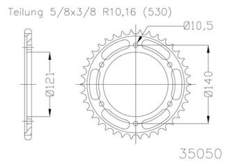 Preview: Kettenrad, 40 Zähne
