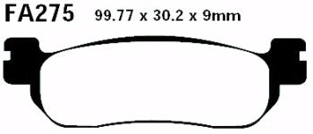 Bremsbelag - Satz Blackstuff (organisch) (EBC), FA275