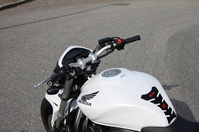 Klemmböcke Ø22,2/Ø28,6, silber, +25mm Anhebung