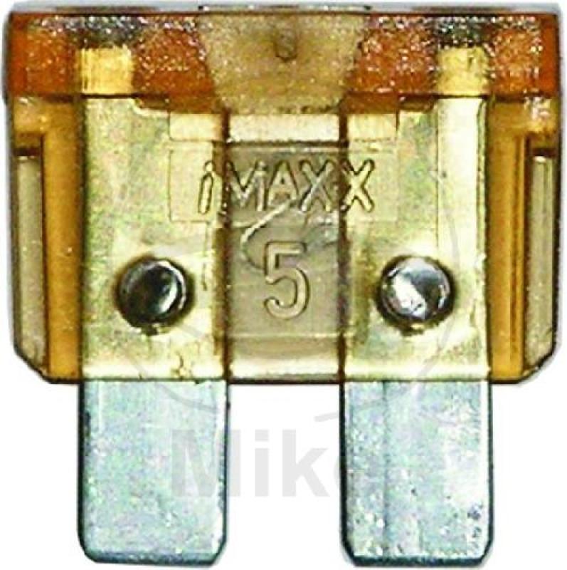 Flachsicherung, 5A, hellbraun, Pack., 100