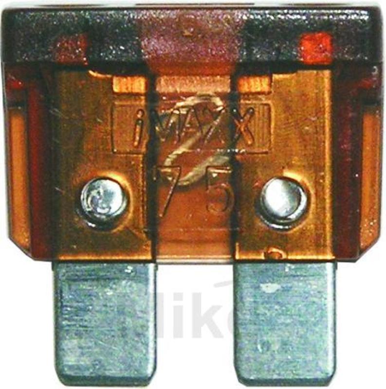 Flachsicherung, 7.5A, braun, 1 Stk.