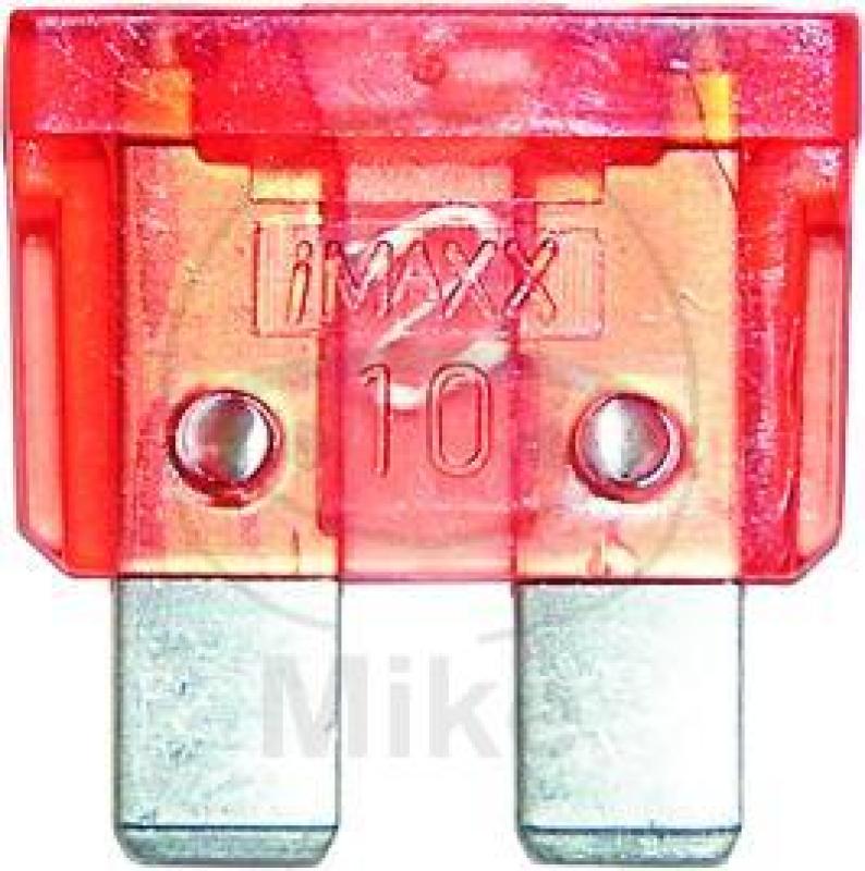 Flachsicherung, 10A, rot, Pack., 100