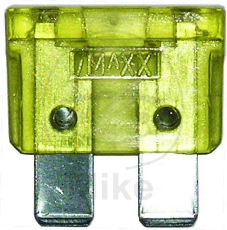 Flachsicherung, 20A, gelb Beutel 5 Stück