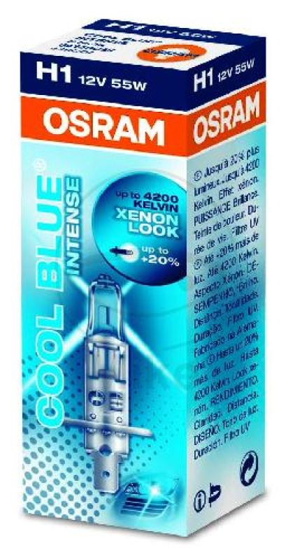 Glühlampe, H1 12V55W, Cool Blue Intense