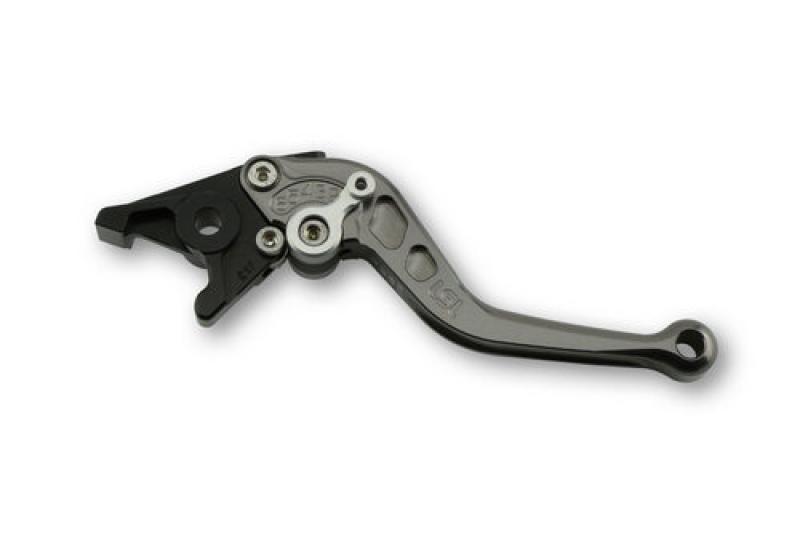 Clutch lever L26, short, anthracite/silver