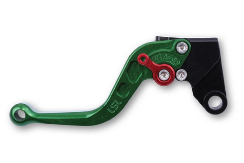 Clutch lever L29, short, green/red
