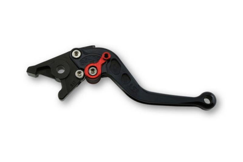 Clutch lever L35R, short, black/red