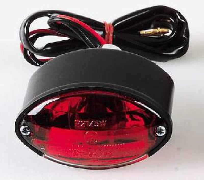 Micro-Cat-Eye-Rücklicht, schwarz