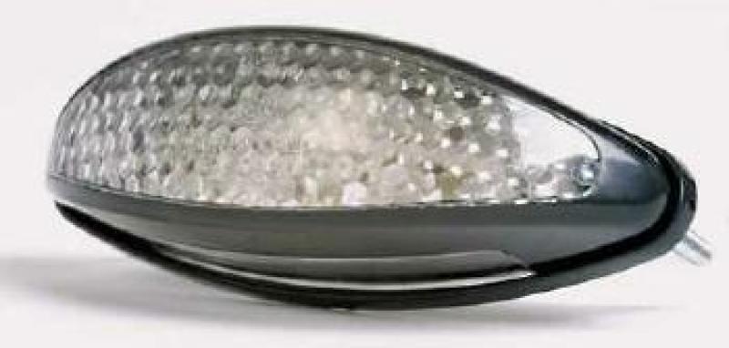 MICRO-L.A.,LED-Rücklicht, schwarz, mit Nr.-Schildbeleuchtung.