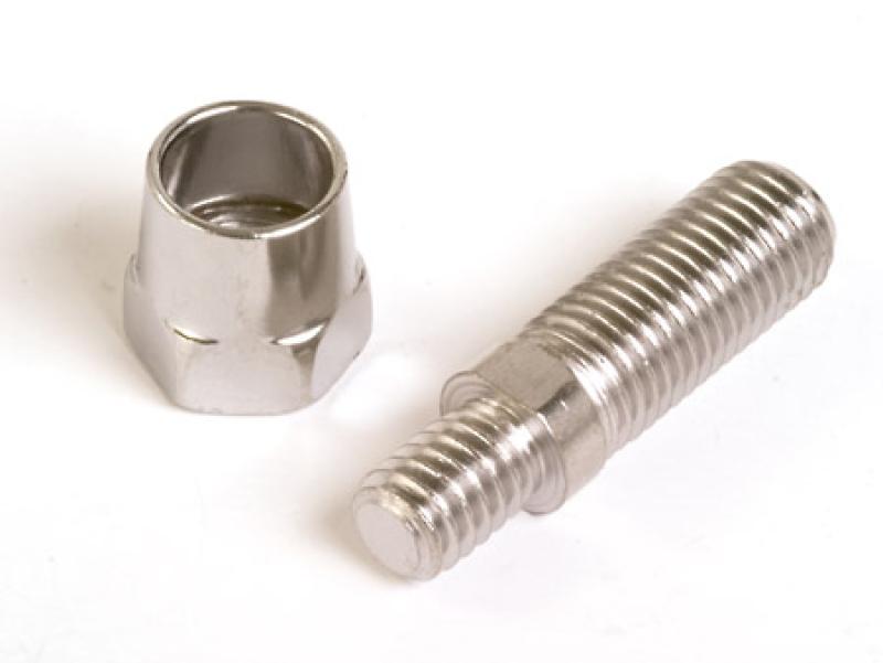 Threaded part for mirror right-hand thread