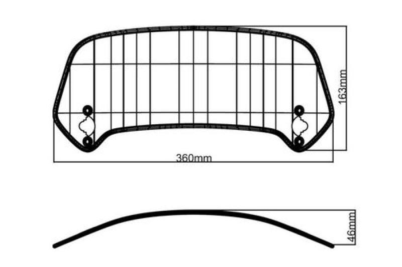 X-Creen Touring Aufsatz XCTA, rauchgrau