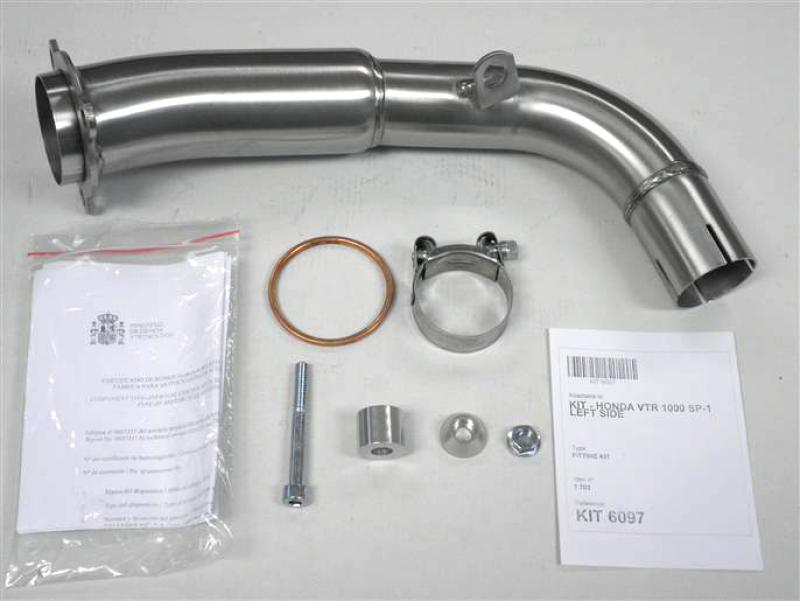 Adapterrohr, VTR 1000 SP1, linke Seite