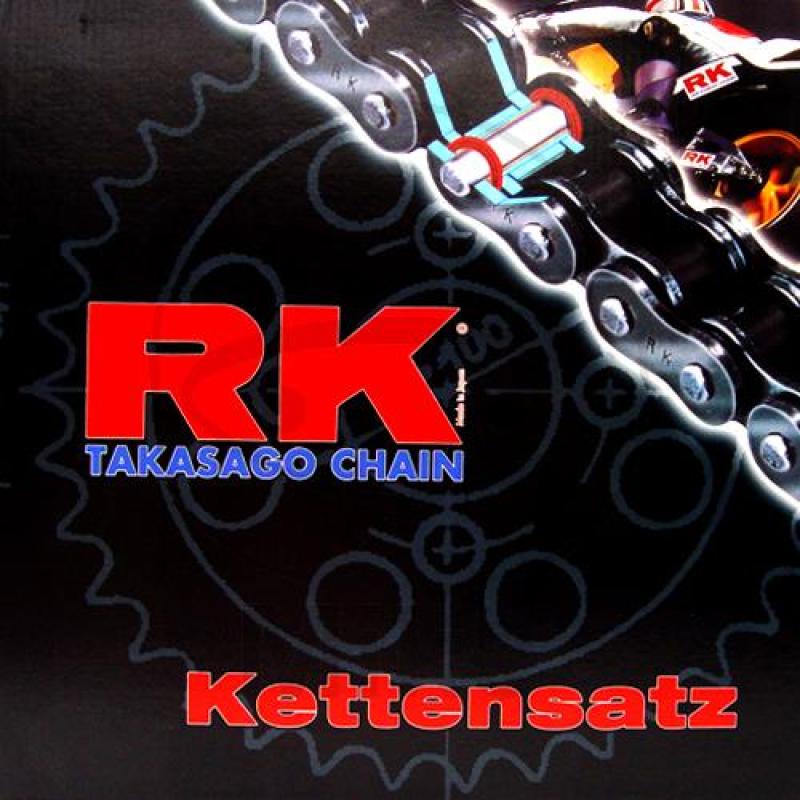 Kettensatz, Kawasaki KLE 500, RK X-Ring-Kette, 520XSO, offen