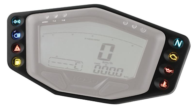 Telltale frame for cockpit with 8 directive lights