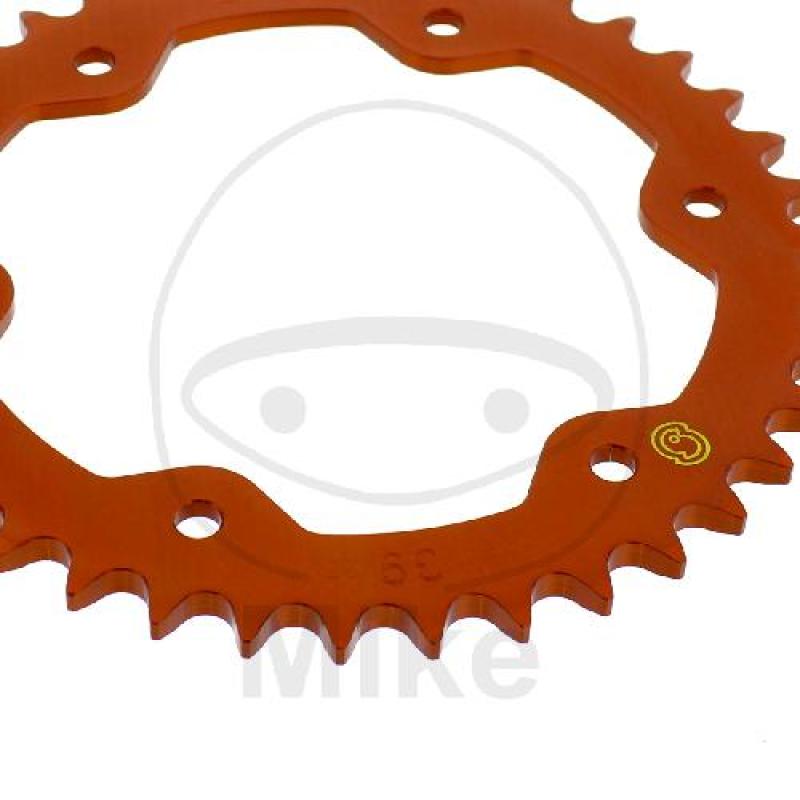 Alu-Kettenrad, 39Z, Teil.: 525 orange, Sitta, Innen Ø : 000, Lochkr.: 155