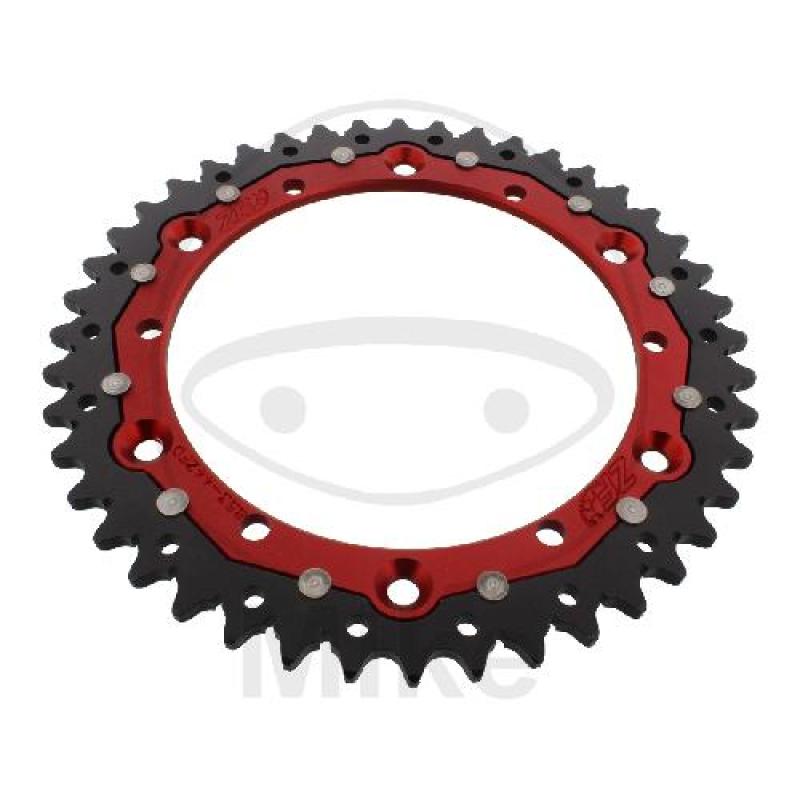 Kettenrad, ZF-Dual, 44Z, Teil.: 520 rot, ZF, Innen Ø : 152, Lochkr.: 175