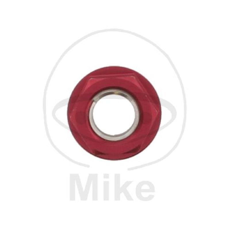 Kettenradmutter, Pro Bolt, M10X1,25, Alu rot