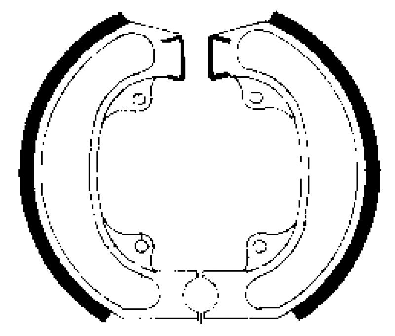 Bremsbacken FSB 715