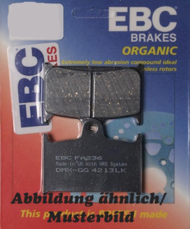 Bremsbelag - Satz Blackstuff (organisch) (EBC), FA160