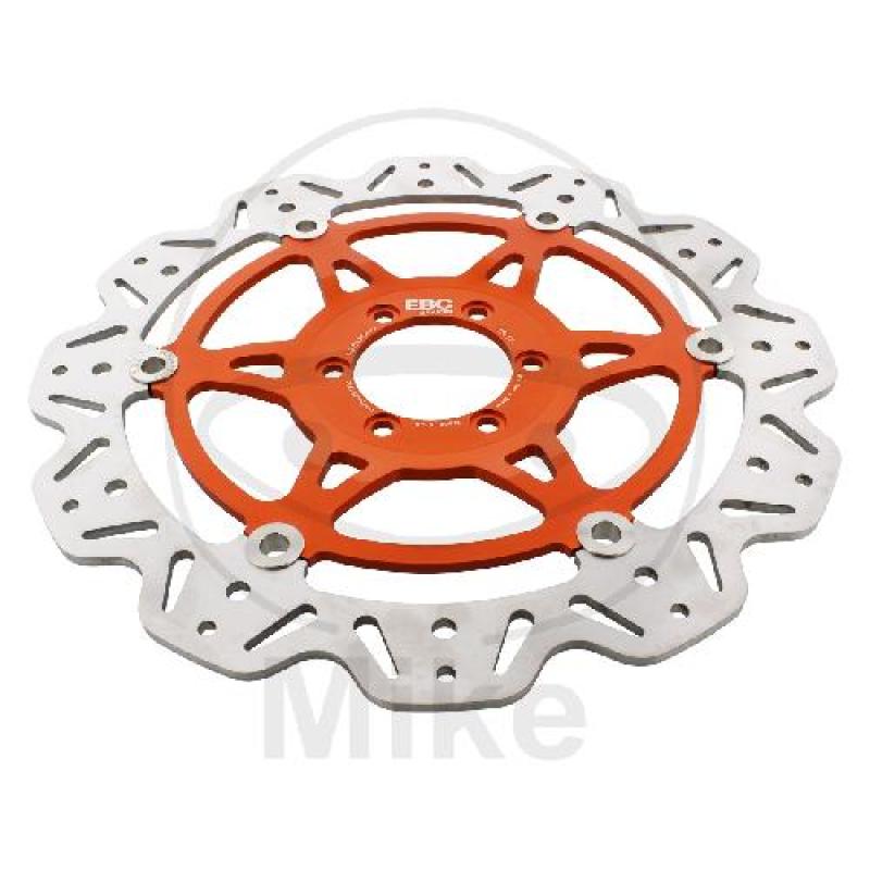 Bremsscheibe, VEE, orange, EBC
