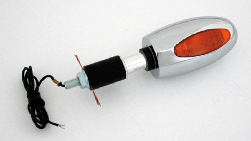 Lenkerendenblinker BL 1000 Messing verchromt hochglänzend