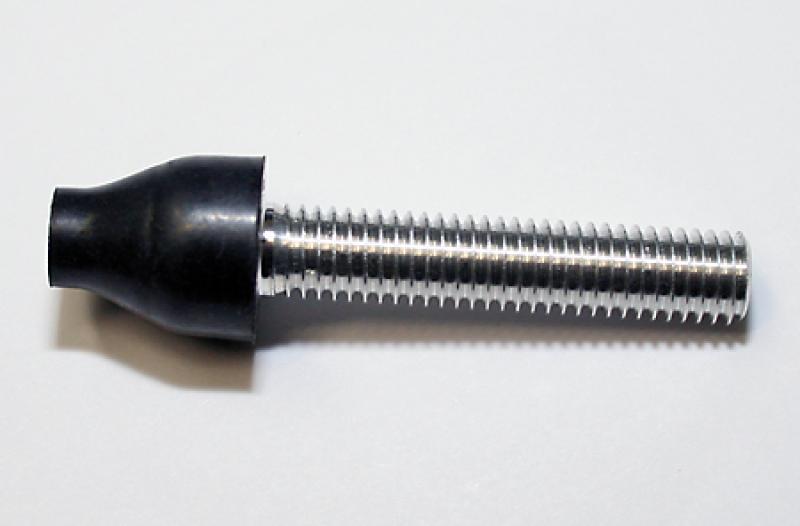 Silentgummiadapter (Gummi 17 mm, Gewindestange 40 mm M8)