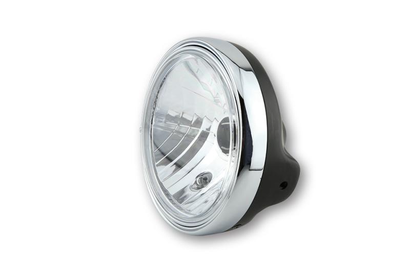 LTD headlamp 7 inch, glossy black