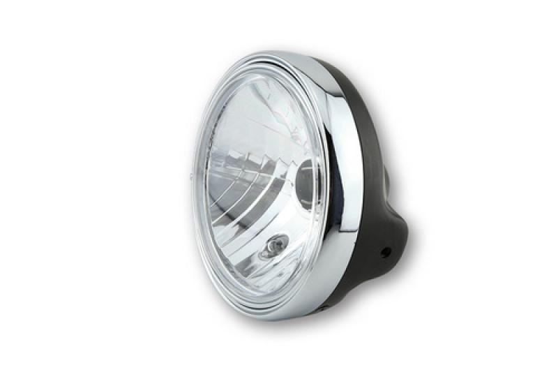 LTD headlamp 7 inch, glossy black