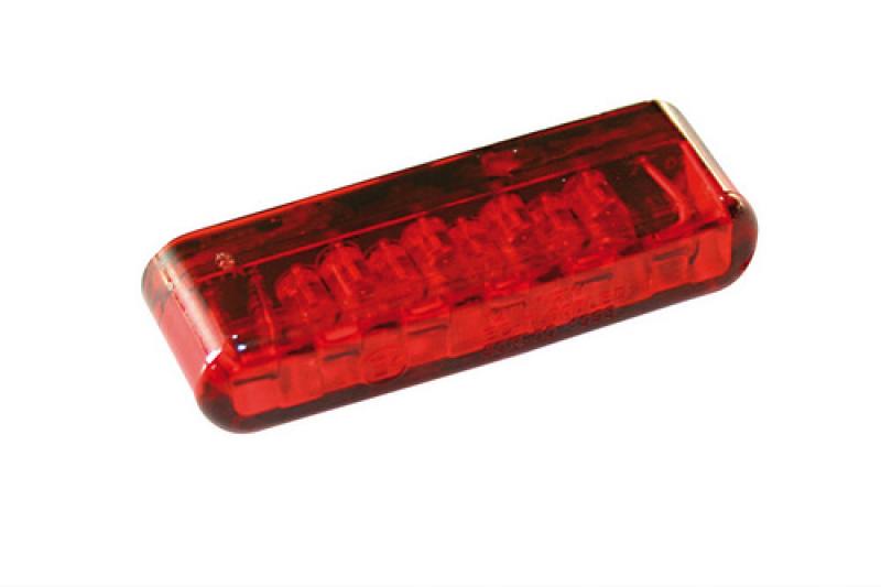 LED-Rücklicht SHORTY, rotes Glas, E-gepr.