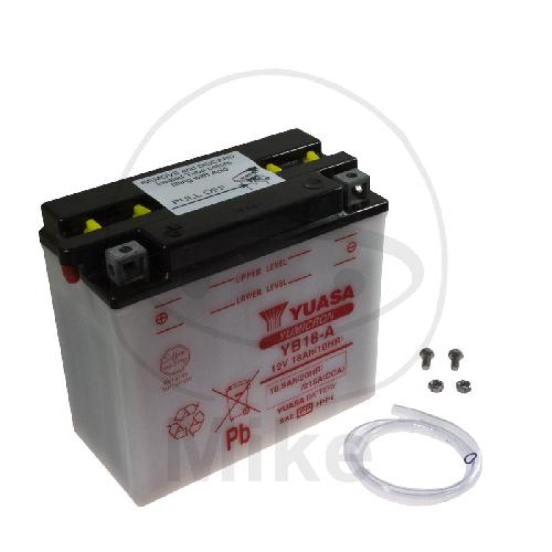 Motorradbatterie, Yuasa, Std., YB18-A