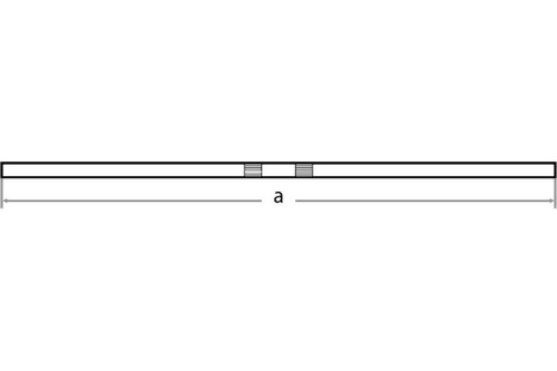 Lenker Straight, 1, 98,5 cm, chrom, TÜV
