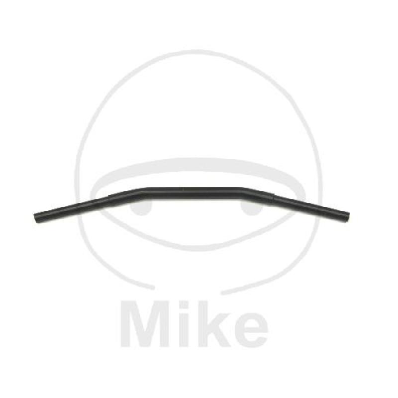 Stahl-Lenker, schwarz, mit Kabelkerbe, Ø 1 Zoll, MSP, Crackbar, Fehling