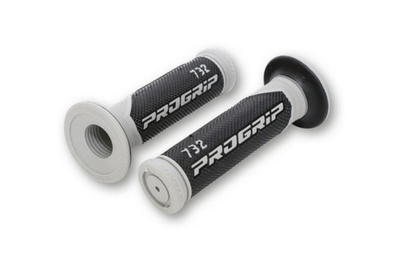 Lenkergriffe 732, grau/schwarz, 7/8 Zoll, geschlossen