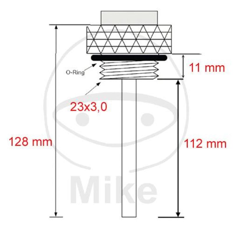 Öltemp,- Direktmesser, M23X3,0, JMP