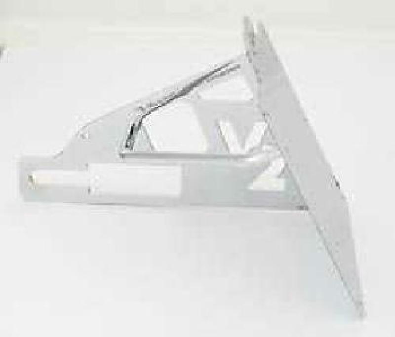 Bracket for license plate, side mount, 180 mm, black, Kawasaki VN800 Classic,