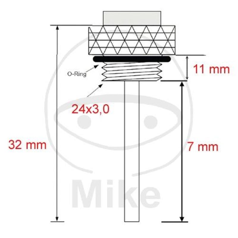 Öltemp,- Direktmesser, M24X3,0, JMP