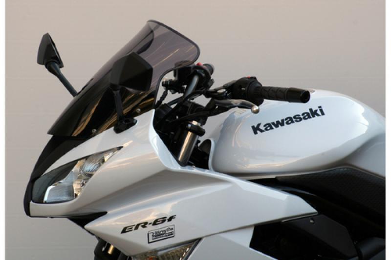 Verkleidungsscheibe, Kawasaki ER 6 F, 09-11, schwarz, Originalform