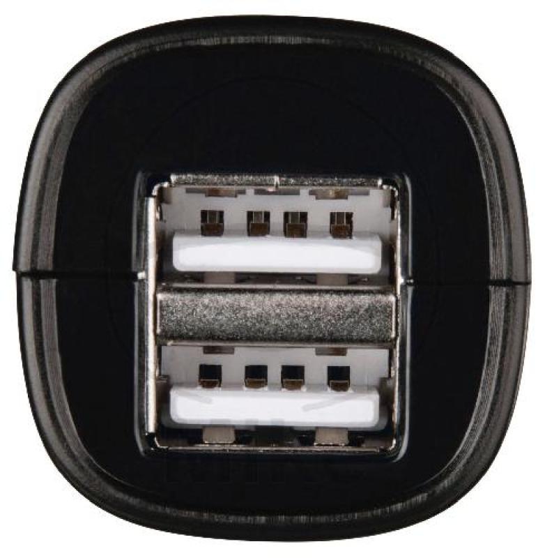 Ladeadapter, 2X USB 12/24V, Hama MAX 2400 MA