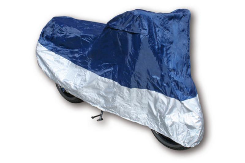 Abdeckplane, Größe XL, Polyester, blau/silber