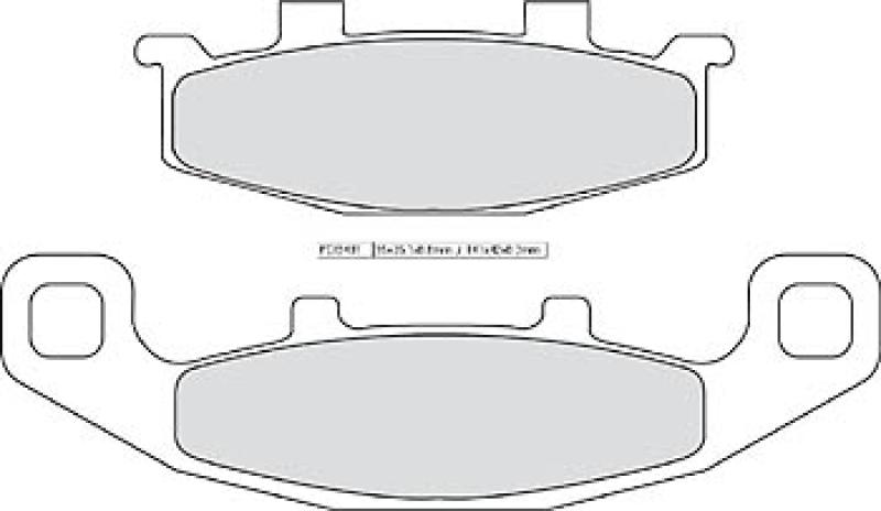 Bremsbelag FDB 481 EF